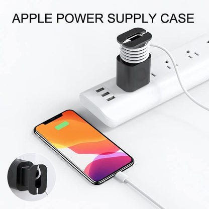 Étui de protection pour câble de données, adaptateur secteur, étui en silicone pour chargeur rapide Apple 18 W 20 W USB-C