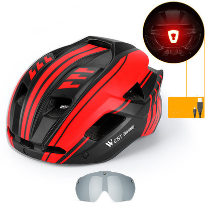 Cycling Helmet Integrated With Goggles Helmet Mountain Road Bike Helmet Equipment