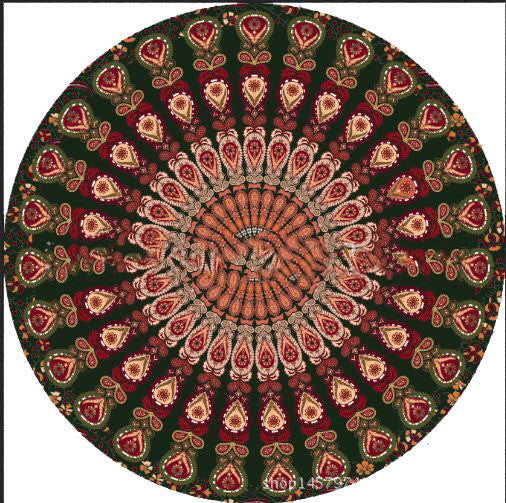 Printed Round Beach Towels And Yoga Mat