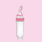 Baby Rice Paste Spoon Feeding Bottle Silicone Squeeze Rice Paste Feeding Bottle Baby Food Supplement Training Rice Paste Bottle