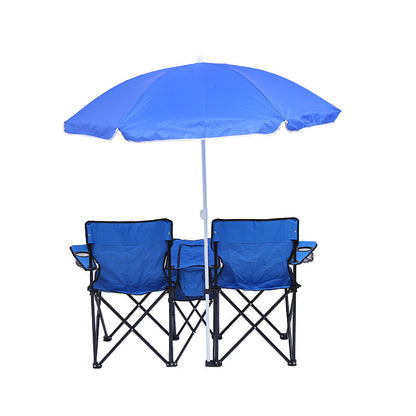 Chaise pliante de camping portable double pour extérieur