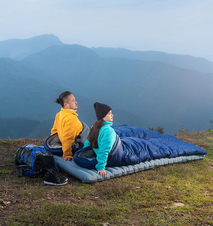 Sac de couchage chaud et portable pour camping en plein air