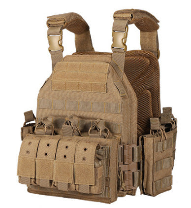 Gilet tactique à démontage rapide, équipement de protection CS pour ventilateur militaire extérieur, gilet tactique de combat 6094, combinaison de camouflage