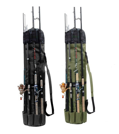 Multi-functional fishing rod package