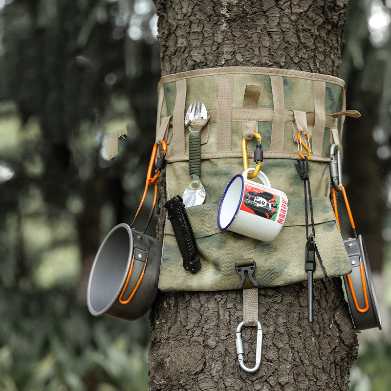 Sac de rangement de vaisselle portable multifonctionnel pour camping en plein air Koala