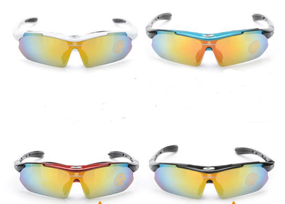 0089 Outdoor Sports With A Bike  Bicycle Gear Box Myopia Goggles Sunglasses Polarized Riding Glasses