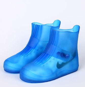 Couvre-chaussures imperméables et résistants à la pluie pour hommes et femmes, couvre-chaussures à semelle épaisse et résistante à l'usure