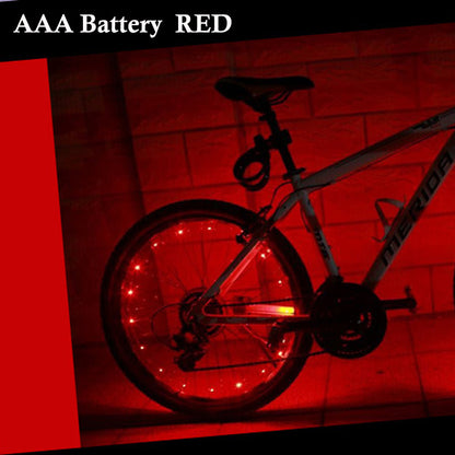 Mountain bike spoke lights