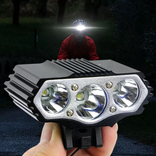 F3 light USB bicycle headlights 3 t6 mountain bike rechargeable light LED lights professional riding bike lights