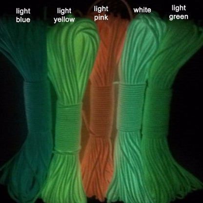 Corde lumineuse à 9 brins Équipement de sécurité extérieur pour camping Corde spéciale Corde parapluie à 9 cellules