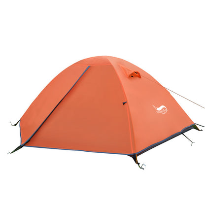 Tente de camping double protection solaire en plein air 