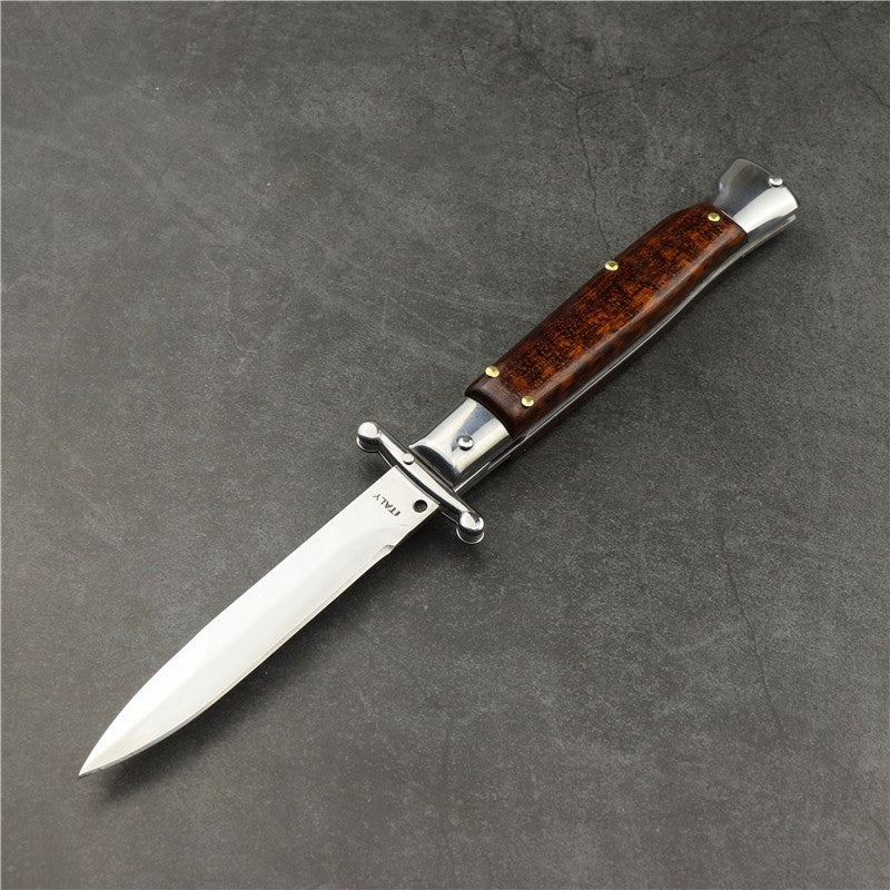 Camping Outdoor Damascus Folding Knife