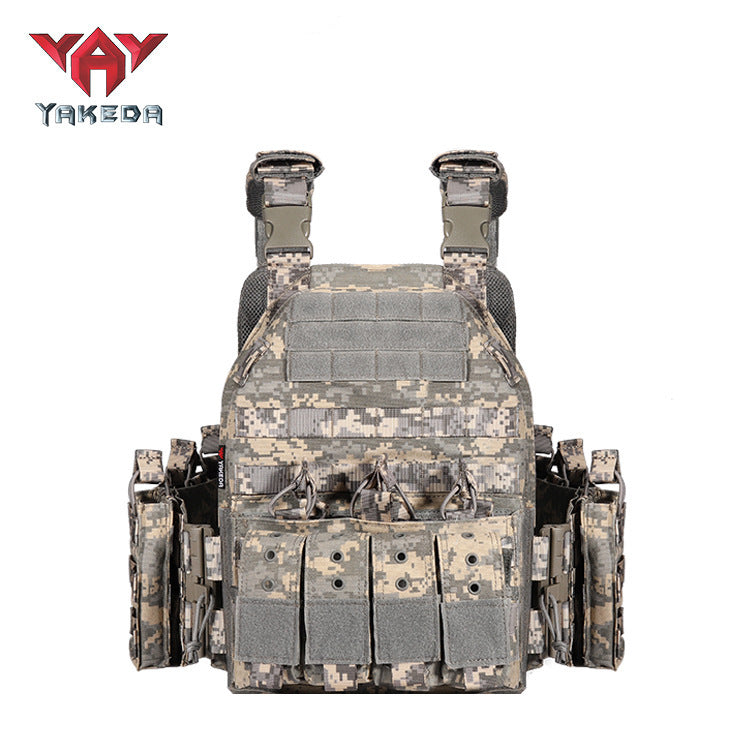 Gilet tactique à démontage rapide, équipement de protection CS pour ventilateur militaire extérieur, gilet tactique de combat 6094, combinaison de camouflage