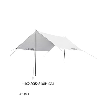 MU Gaodi Outdoor Rainproof Awning Tent Light Luxury Camping Equipment UV-proof Oxford Cloth Canopy