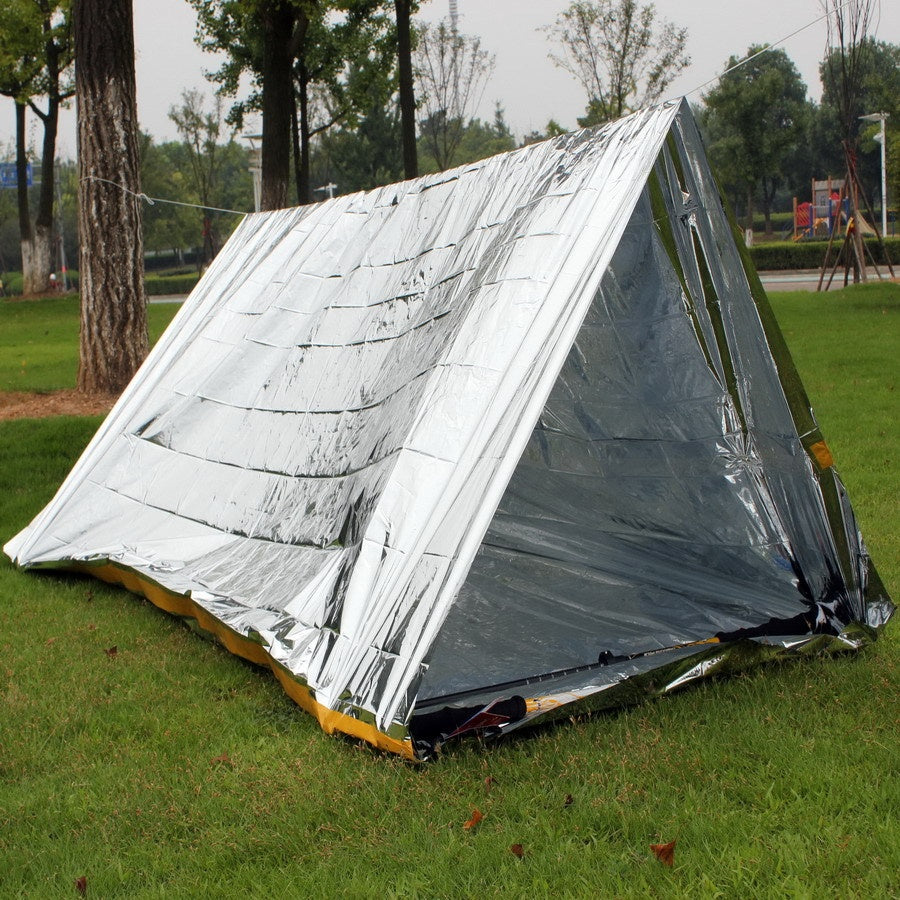 Sac de couchage d'urgence pour tente de randonnée en plein air