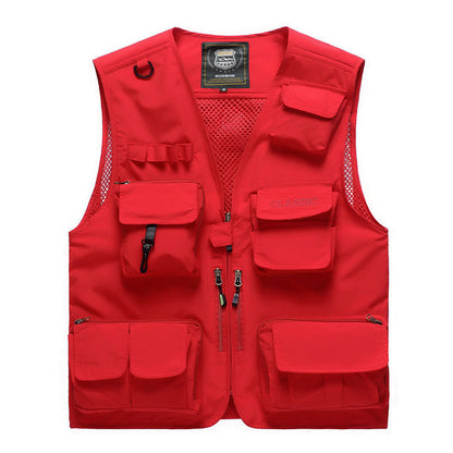 Gilet de pêche multi-poches