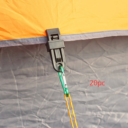 Tent tent, wind rope fixing clip, outdoor camping plastic clip sunshade shed, tent tent accessories