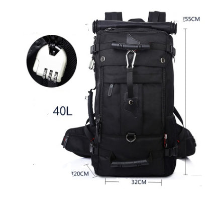 New double shoulder bag Oxford cloth bags male outdoor backpack large capacity baggage bag multifunction hiking bag