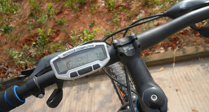 Compteur de vitesse pour VTT avec éclairage bleu