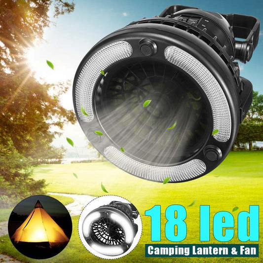 Lampe de camping multifonctionnelle à 18 LED