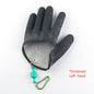 Gants de pêche antidérapants pour protéger les mains des éraflures et des perforations - Gants de chasse en latex pour pêcheur professionnel - Gauche et droite