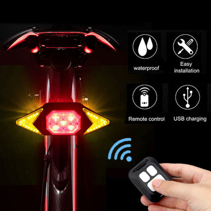 USB rechargeable bicycle turn signal