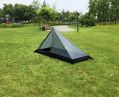 Tente pyramidale de camping portable, équipement de plein air simple, fournitures de camping