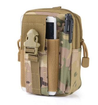 Sac de poche tactique Molle pour sports de plein air pour homme de 5,5 à 6 pouces, sac étanche pour téléphone portable