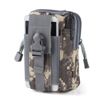 Outdoor Sports Molle Tactical Pocket Male 5.5 6 Inch Waterproof Mobile Phone Bag