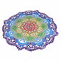 Round Printed Bath Towel Beach Towel Yoga Mat