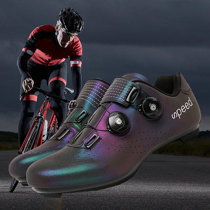 Baskets de vélo de route de course professionnelles Chaussures autobloquantes respirantes légères colorées