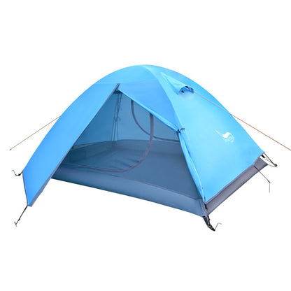 Tente de camping double protection solaire en plein air 