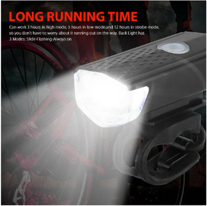 Bicycle Front Light USB Charging Highlight Headlight