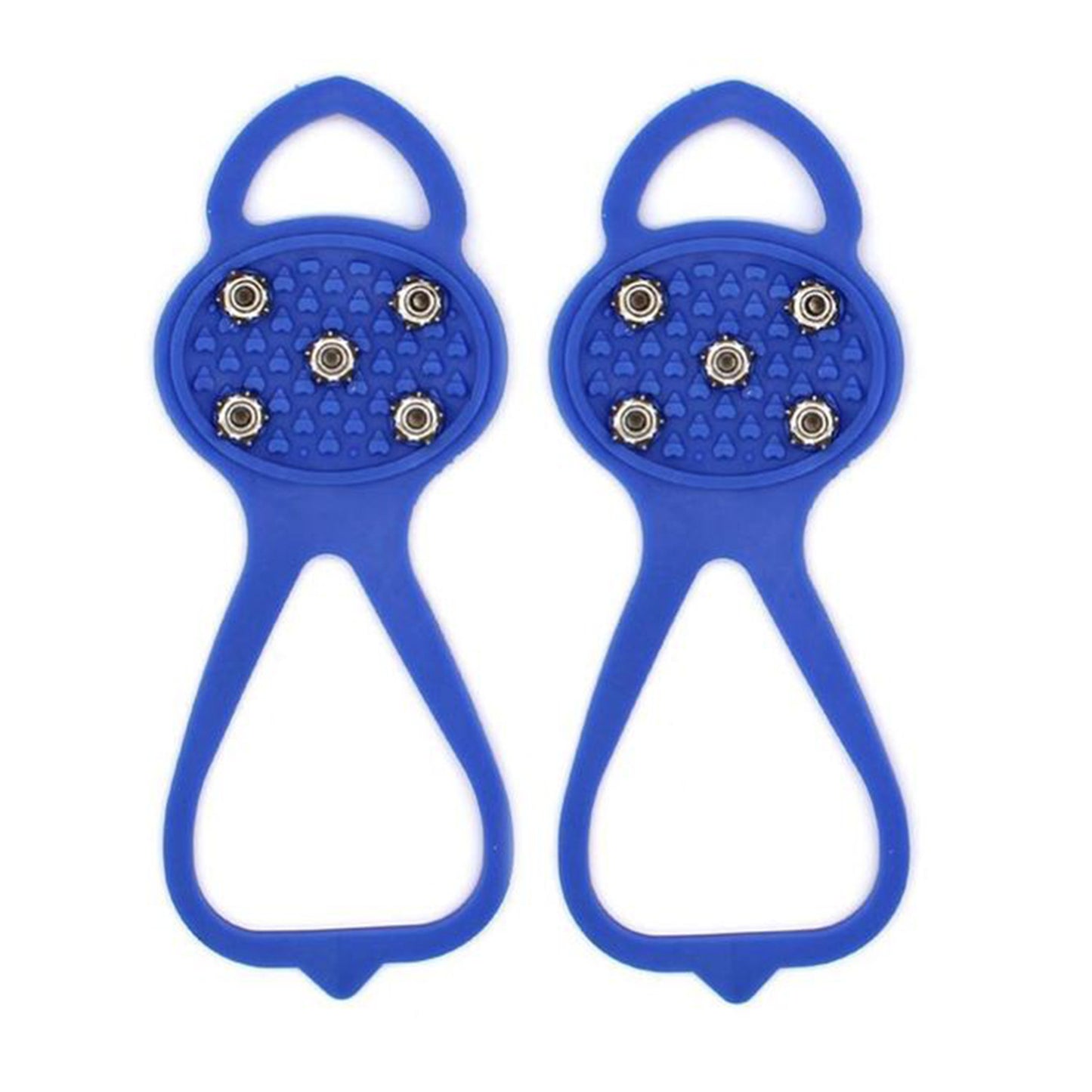 Unisex Men 5 Teeth Ice Gripper For Shoes Crampons Ice Gripper Spike Grips Cleats For Snow Studs Non-Slip Climbing Hiking Covers