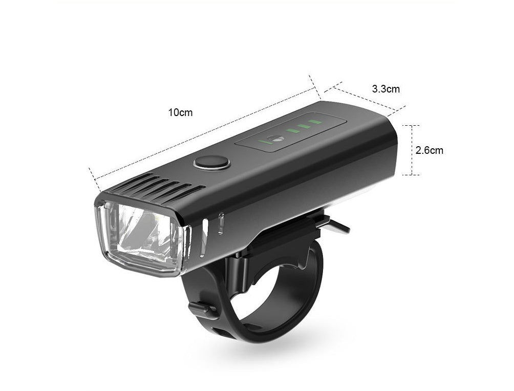 Lampe de vélo avec capteur de lumière