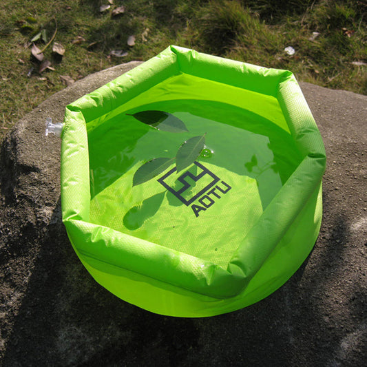 Camping Concave-Convex Outdoor Folding Washbasin Bucket