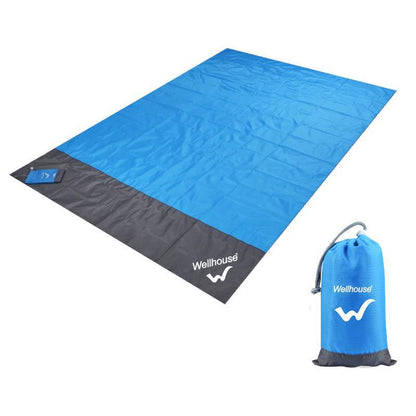 Tapis de camping imperméable, couverture de plage, matelas de pique-nique portable en plein air