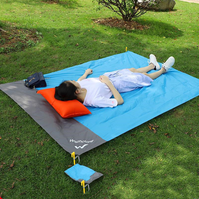 Tapis de camping imperméable, couverture de plage, matelas de pique-nique portable en plein air