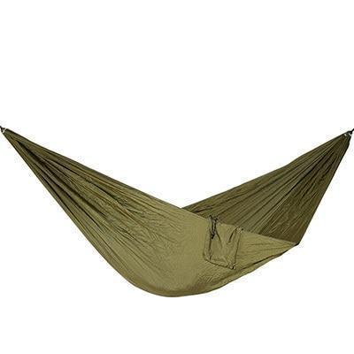 Hamac de randonnée portable en nylon parachute double hamac d'extérieur