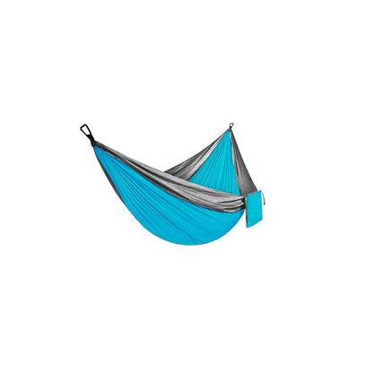 Hamac de randonnée portable en nylon parachute double hamac d'extérieur