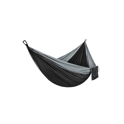 Hamac de randonnée portable en nylon parachute double hamac d'extérieur