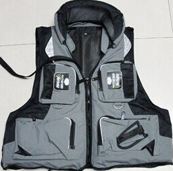 Outdoor Men Hunting Fishing Shooting Angling Detachable Llining Sleeveless Jacket Waistcoat Adult Drifting Water Sport Life Vest