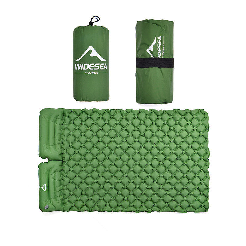 Tapis de camping gonflable résistant à l'humidité, double tapis portable ultra-léger, matelas de camping gonflable rapide