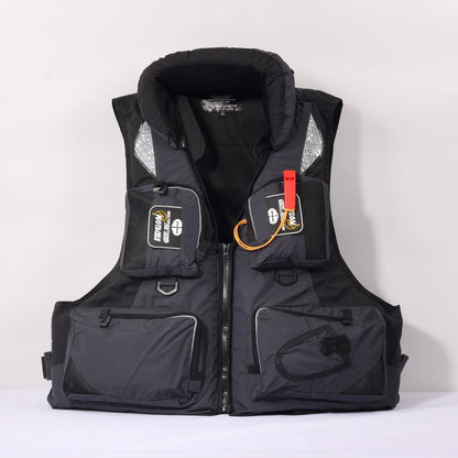 Gilet de sauvetage pour pêche en mer, pêche sur rocher, gilet de pêche pour adulte, multifonction, portable, grande flottabilité