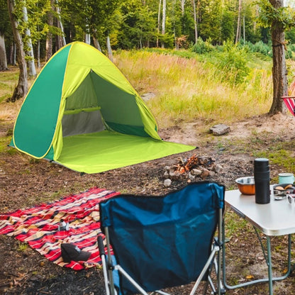 Tente d'abri solaire anti-UV pop-up pour plage, camping en plein air, randonnée, voyage, transport facile, pièces portables 