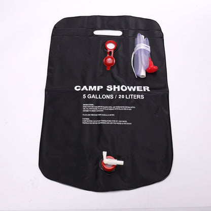 Sac à eau pliable en PVC pour le sport, le camping, la douche, le voyage, le bain