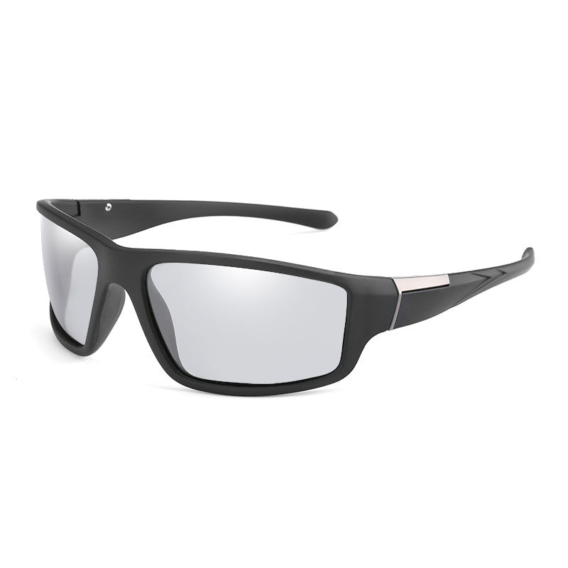 Lunettes de soleil de sport noires mates