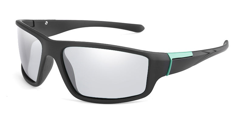 Lunettes de soleil de sport noires mates