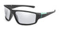 Lunettes de soleil de sport noires mates