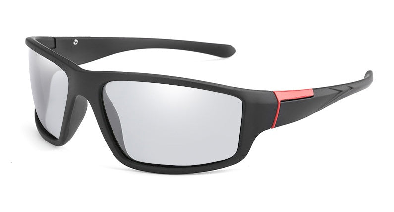 Lunettes de soleil de sport noires mates